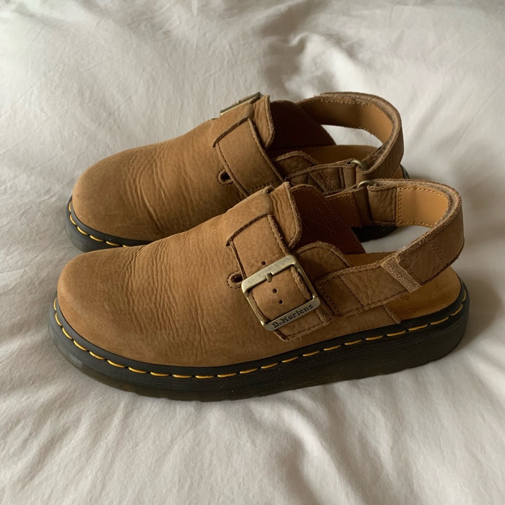 Dr. Martens Tan Jorge ii Mules 8 to 8.5